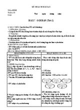 Giáo án môn Tiếng Việt Lớp 2 - Tuần 10 (Bộ sách Kết nối tri thức với cuộc sống)